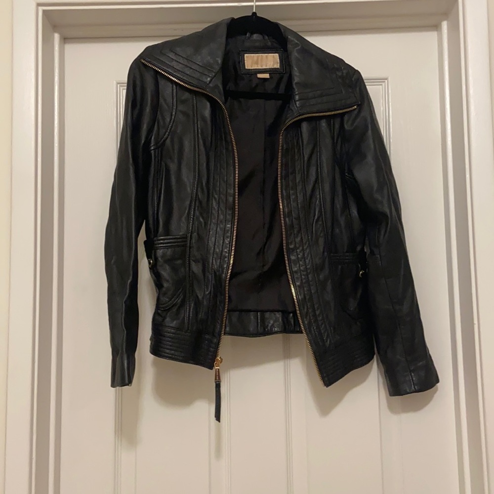 Michael Kors Genuine Leather Jacket